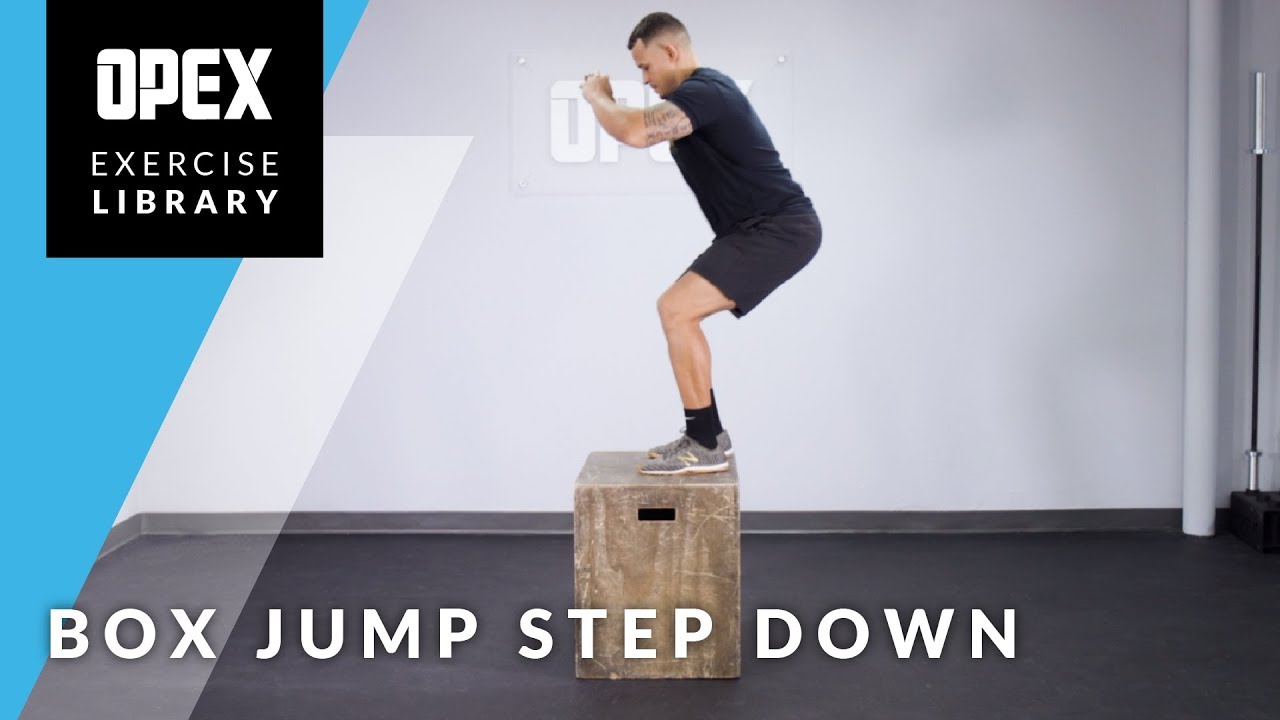 Box Jump Step Down - OPEX Exercise Library