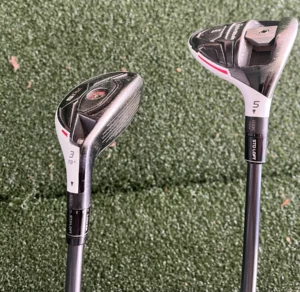 5-wood and 3-hybrid